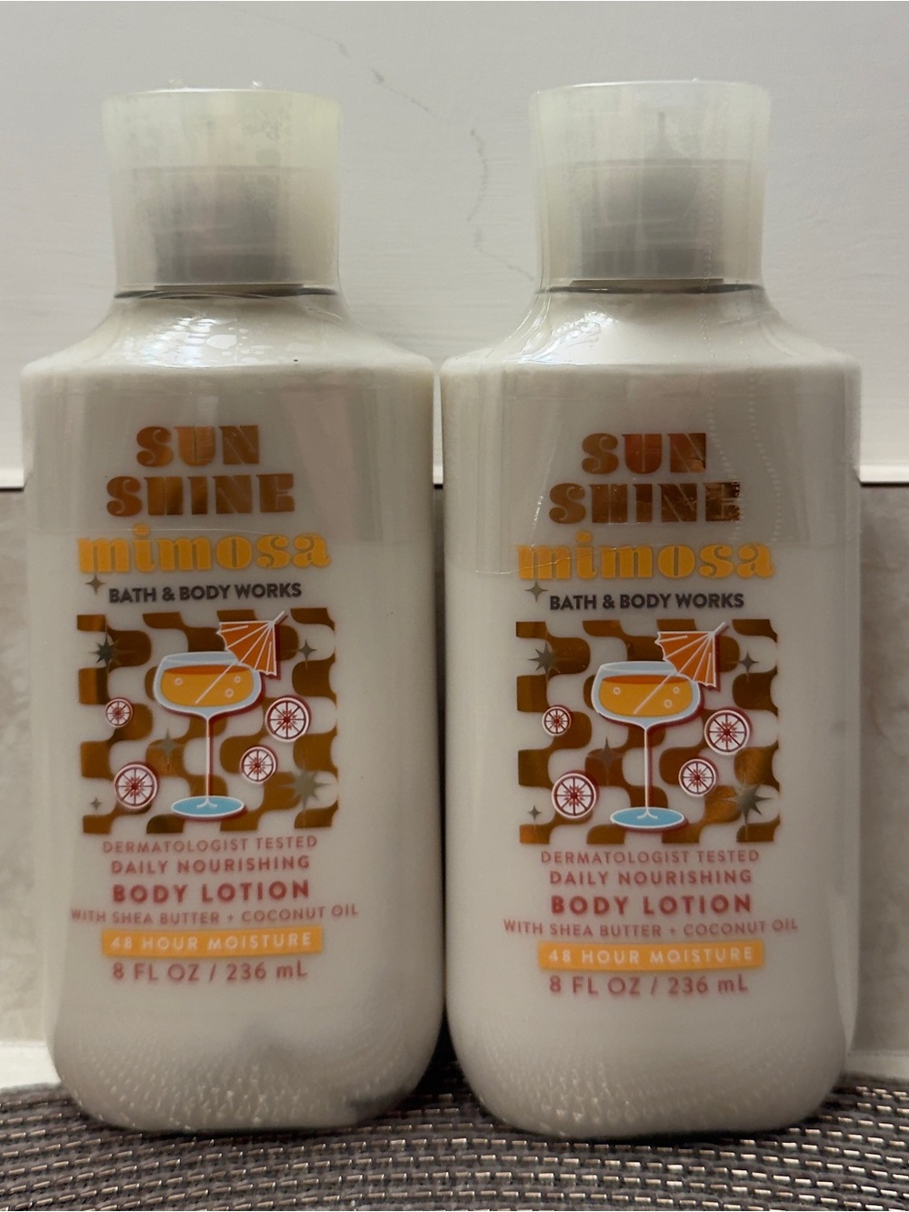 NWT Bath & Body Works Sunshine Mimosa Body Lotion Set